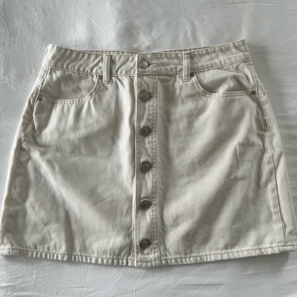 Pacsun button down denim mini skirt - Picture 2 of 7
